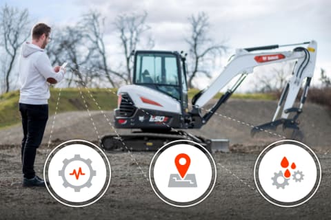 Nuevo sistema telemático Bobcat Machine IQ para clientes 