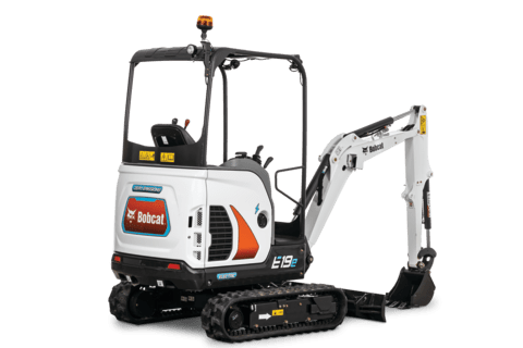 The Battery-Powered Bobcat E19e Compact Excavator