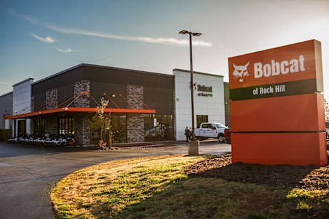 Closeup Image of Bobcat of Rock Hill Dealership Signage