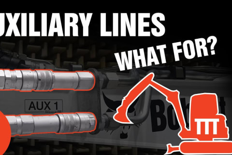 Bobcat Excavators: A Guide to Auxiliary Lines