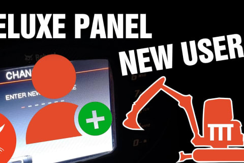 Bobcat Excavators: New User Setup on Deluxe Panel