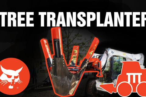 Utilisation des transplanteuses d’arbres Bobcat