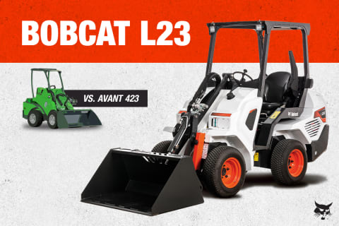 Bobcat L23 Mini Track Loader vs. Avant 635 models in head-to-head comparison