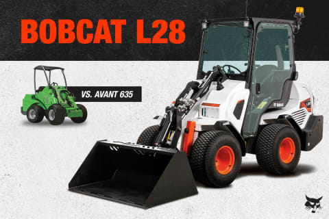 Bobcat L28 Small Articulated Loader vs. Avant 635 models in head-to-head comparison