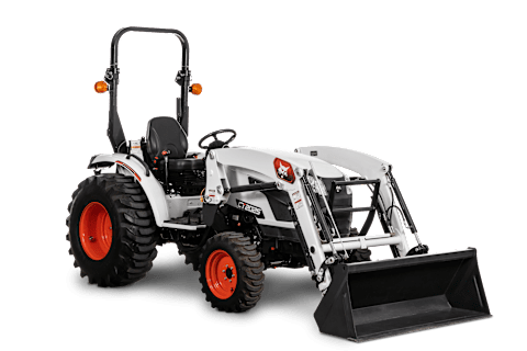 A Bobcat CT2025 Compact Tractor With a Front-End Loader