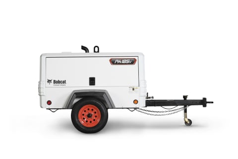 Bobcat PA185v Portable Air Compressor Against a White Background