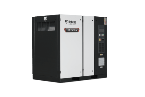 Bobcat IA50VS Air Compressor Against a White Background