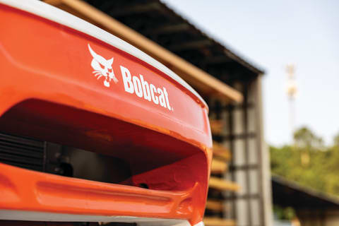 Bobcat Nameplate on a D70S-9 Forklift