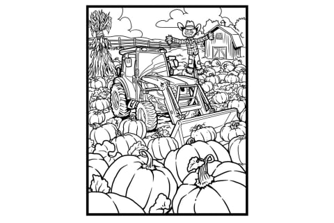 Tractor Digger Coloring Pages - Get Coloring Pages