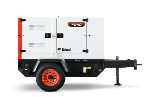 Side View of the Bobcat PG40 Portable Generator