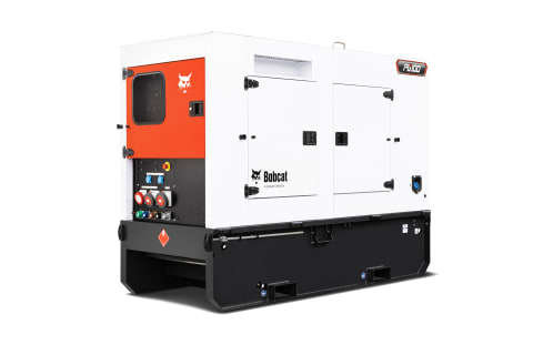 A studio image of the back view of the Bobcat PG100 Generator