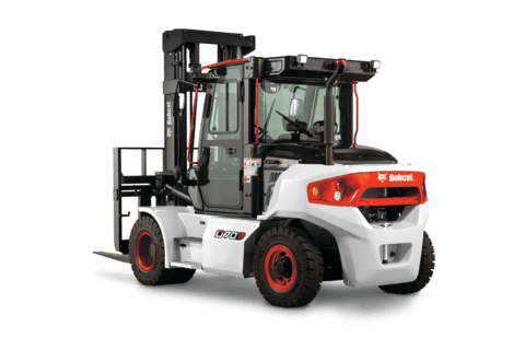 Rear View of the Bobcat D70S-9 Forklift