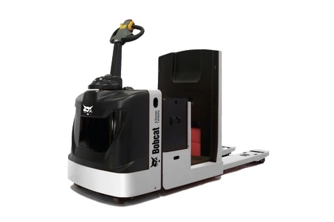 A Bobcat BWC33S-7 Central Control Rider Electric Pallet Jack 