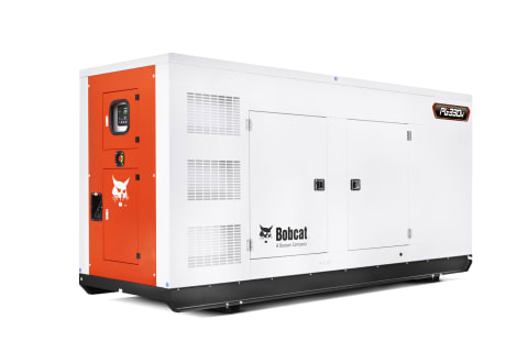 A studio image of the back view of the Bobcat PG330W Generator