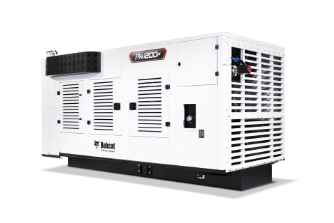 A studio image of the frontal view of the Bobcat PA1200P Air Compressor