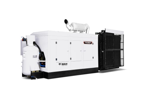 A studio image of the frontal view of the Bobcat PA1350P Air Compressor