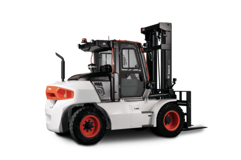 A Bobcat D90S-9 Internal Combustion Forklift Against a White Background