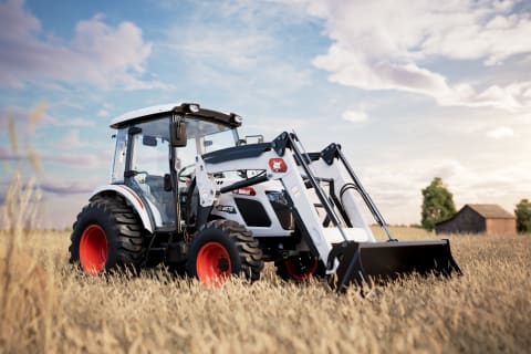 Bobcat UT6573 Utility Tractor Parked in a Field