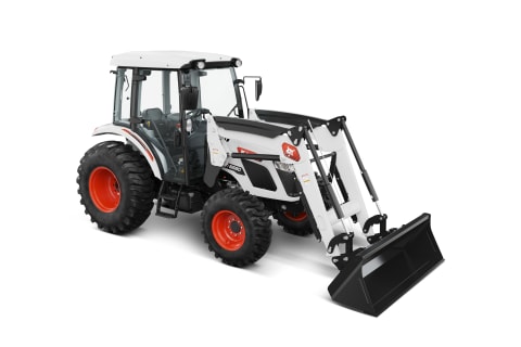 Bobcat UT6580 Utility Tractor on a White Background 