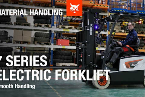 Discover the Power of Bobcat's 7-Series Plus Electric Forklifts for Your Warehouse