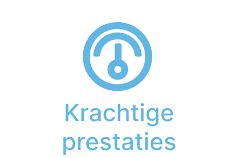 Pictogram voor krachtige prestaties