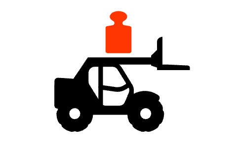 Icône du poids à vide