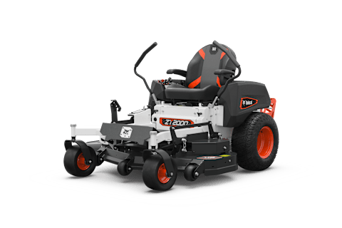 Bobcat ZT2000 zero-turn riding mower 3/4 front left studio knockout image
