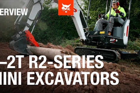 Bekijk de techniek achter minigraafmachines uit de R2-serie in detail