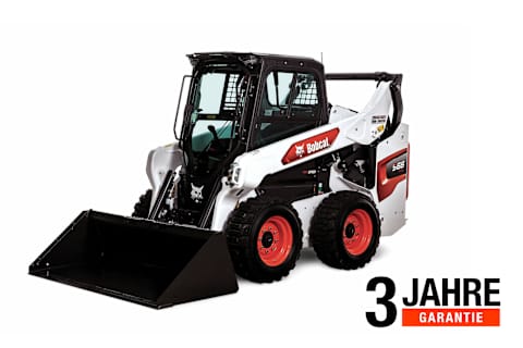 Studioaufnahme des Bobcat-Kompaktladers S66 vor einem sauberen, gut beleuchteten Hintergrund.