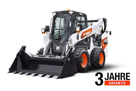 Eine Studioaufnahme eines Bobcat-Kompaktladers S86 vor einem sauberen, gut beleuchteten Hintergrund.