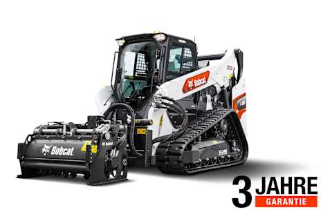 Eine saubere Studioaufnahme des T86 von Bobcat vor einem weißen Hintergrund.