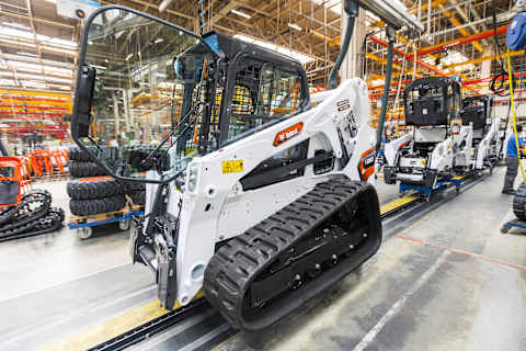 Bobcat Starts Production of New T650 Compact Track Loader