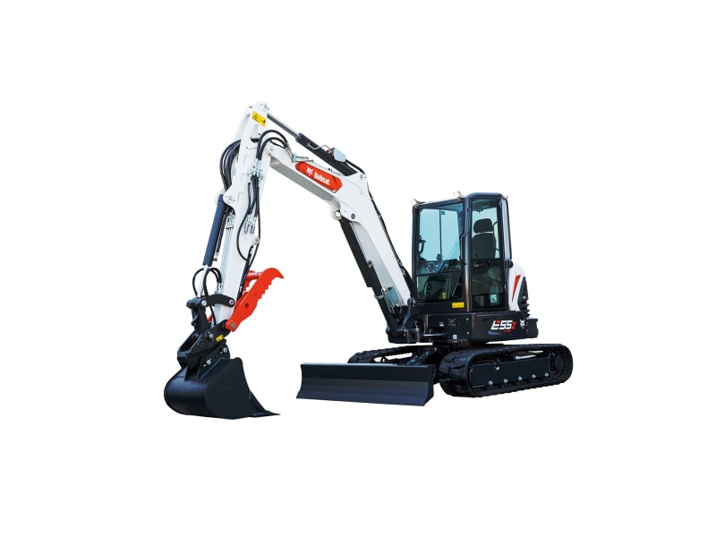 Mini Escavadeira E55z – Doosan Bobcat Brasil