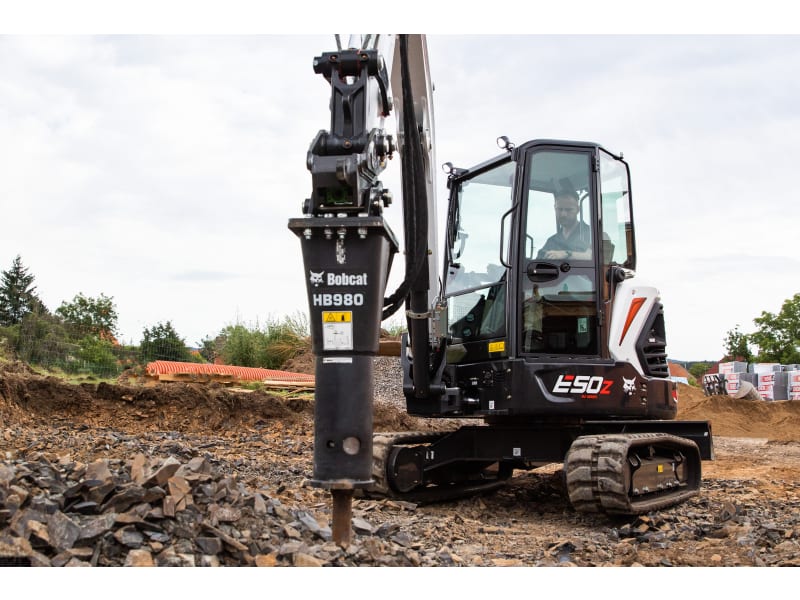 ぽぽぽ E50z Mini Excavator – Bobcat Company Middle East & Africa