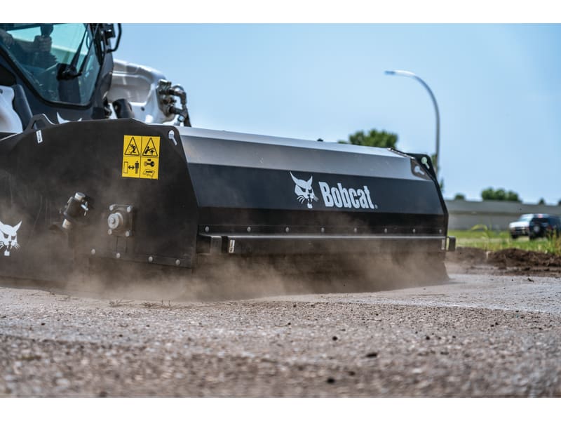 72 Hydraulic Skid Steer Broom Sweeper Making Your Job Easy