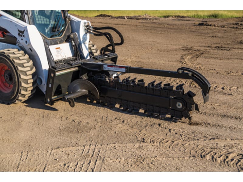 Skid Steer Trencher - Standard Flow - Up to 4ft Deep and 8 Wide