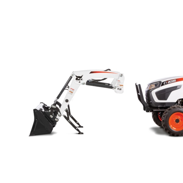 Front loader attachment shop for lawn tractor