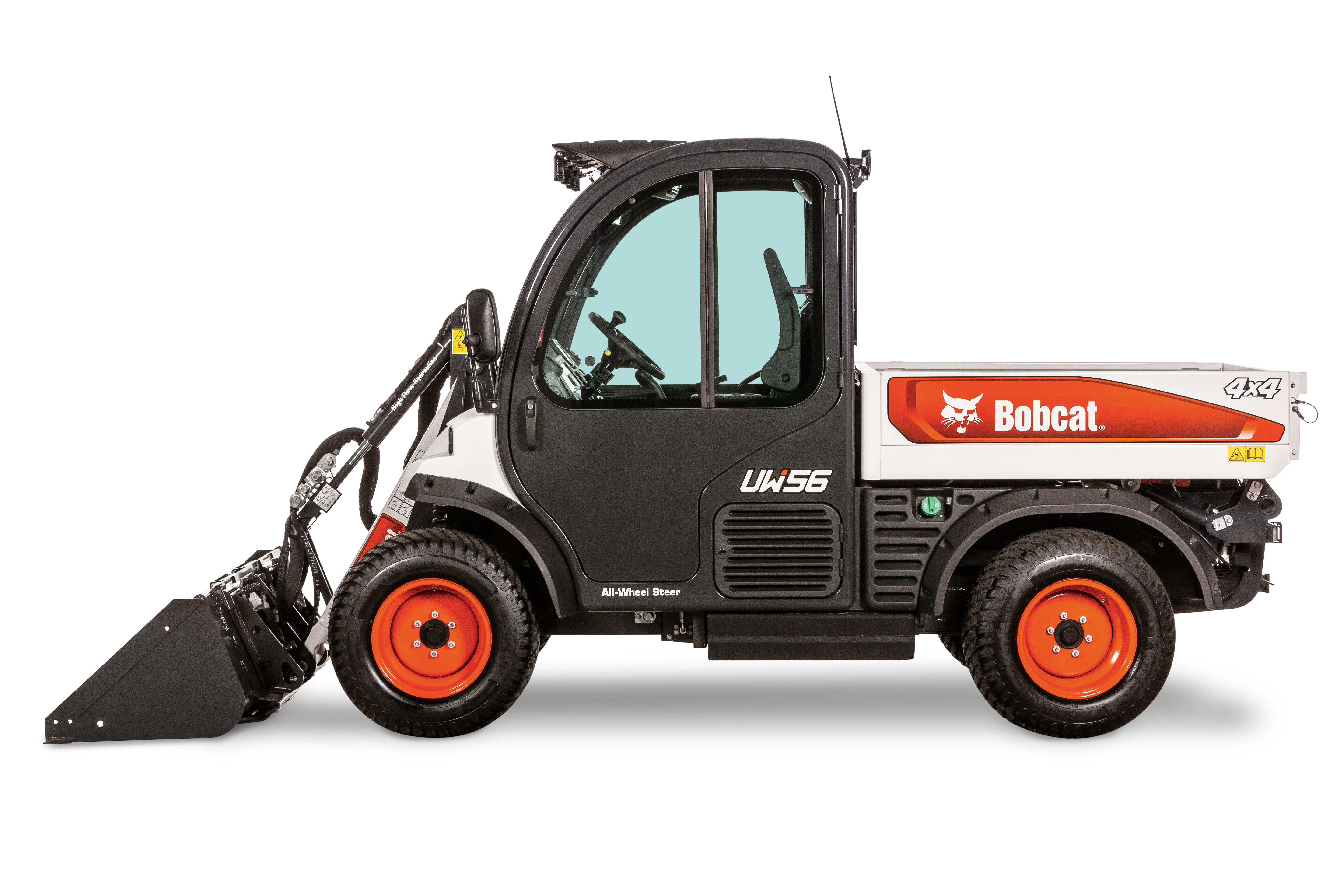 Toolcat Utility Work Machine UW56 Knockout Image On White Background