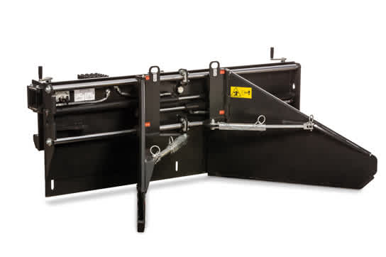 Bobcat soil and asphalt spreader attachment. 