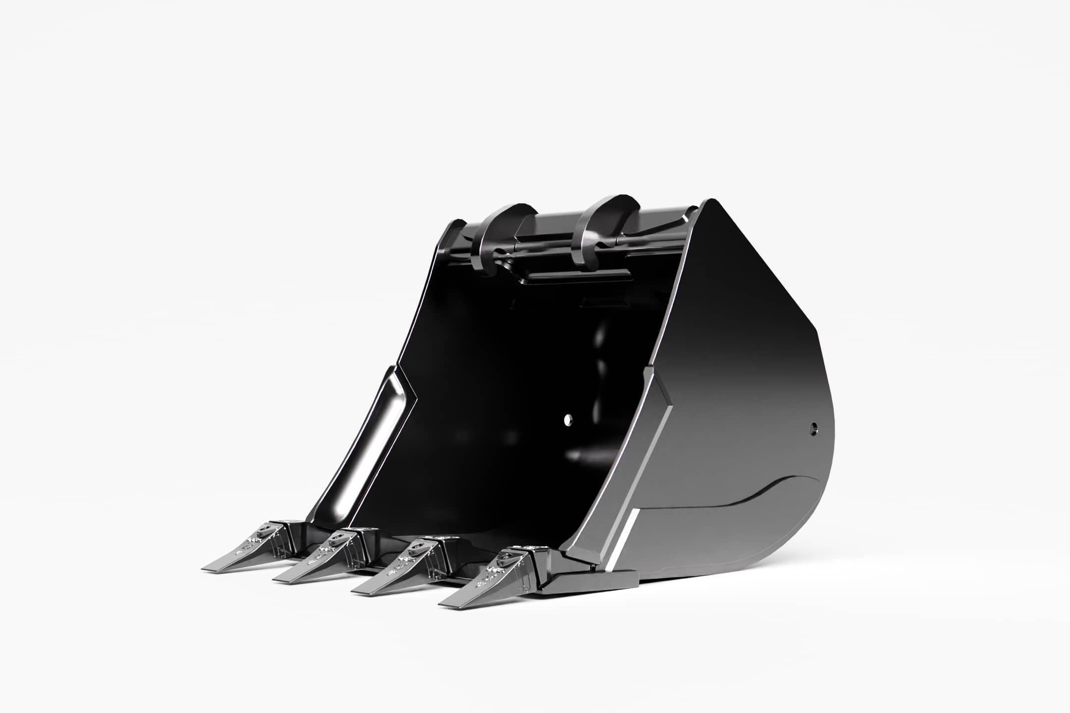Bobcat Compact Excavator X-Change Trenching Bucket on a White Background