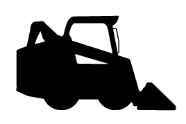 Loader icon representing Bobcat’s full suite of machines, attachments, and technologies working together seamlessly