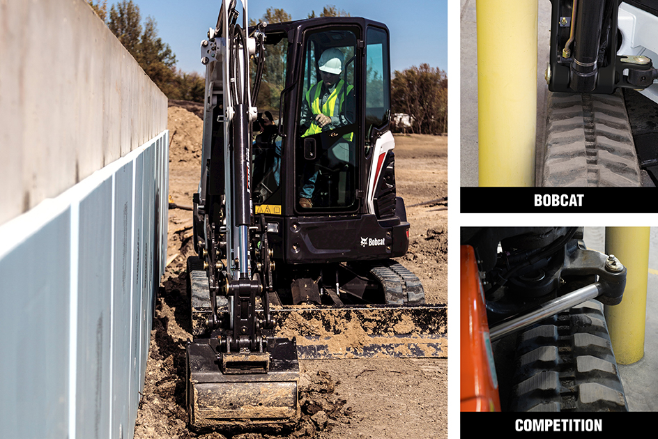 Bobcat E42 vs. Kubota KX0404 Mini Excavator Bobcat Company