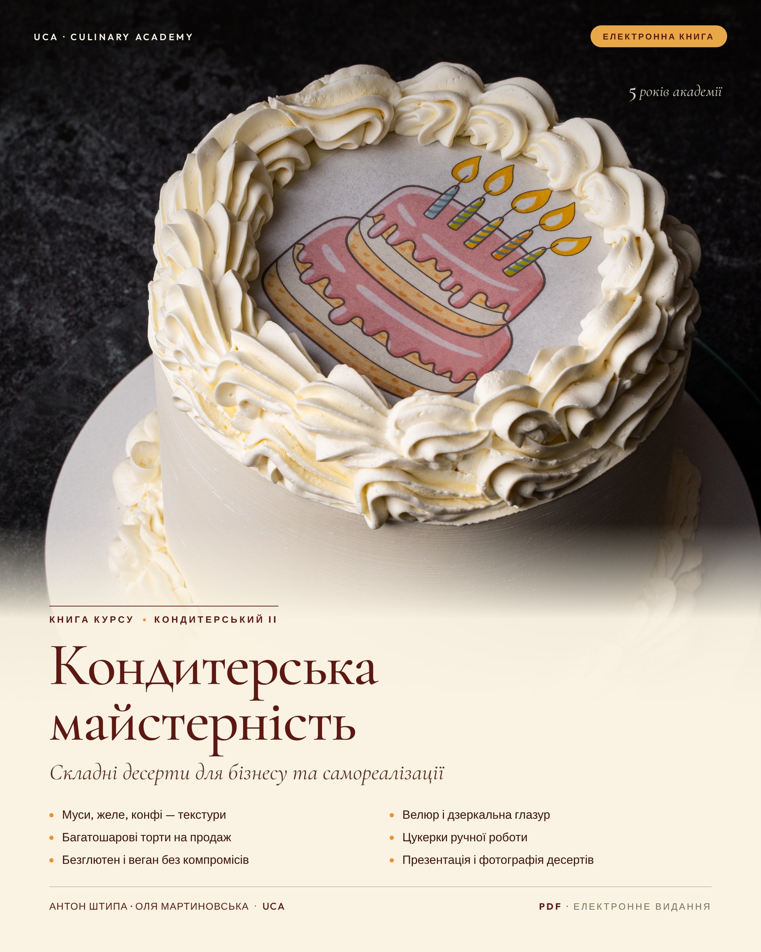 Кондитерський II — Майстерність