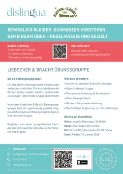 Liebscher & Bracht &Uuml;bungsgruppe 2026