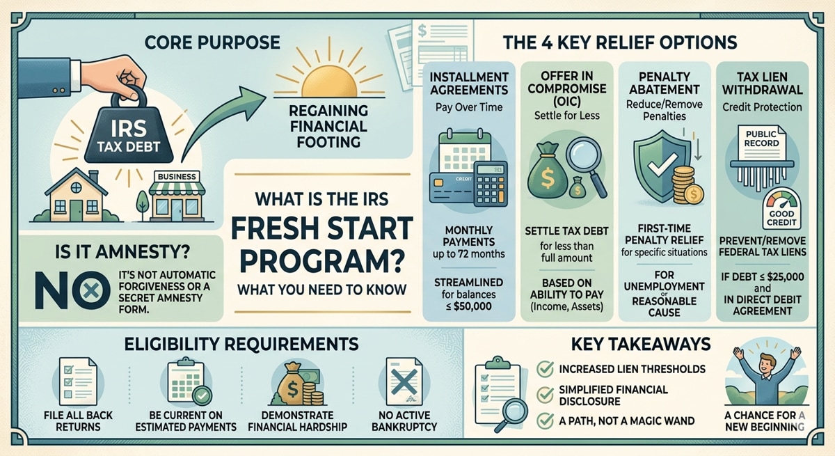 What Is The IRS Fresh Start Program? What You Need To Know