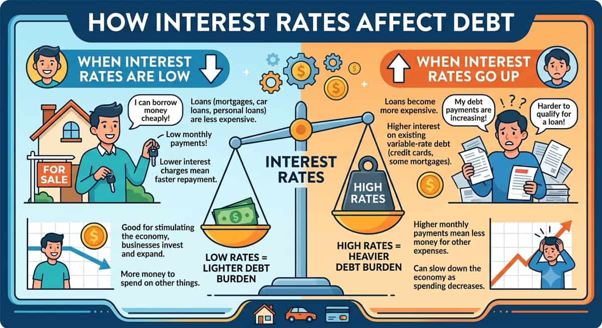 How Interest Rates Affect Debt