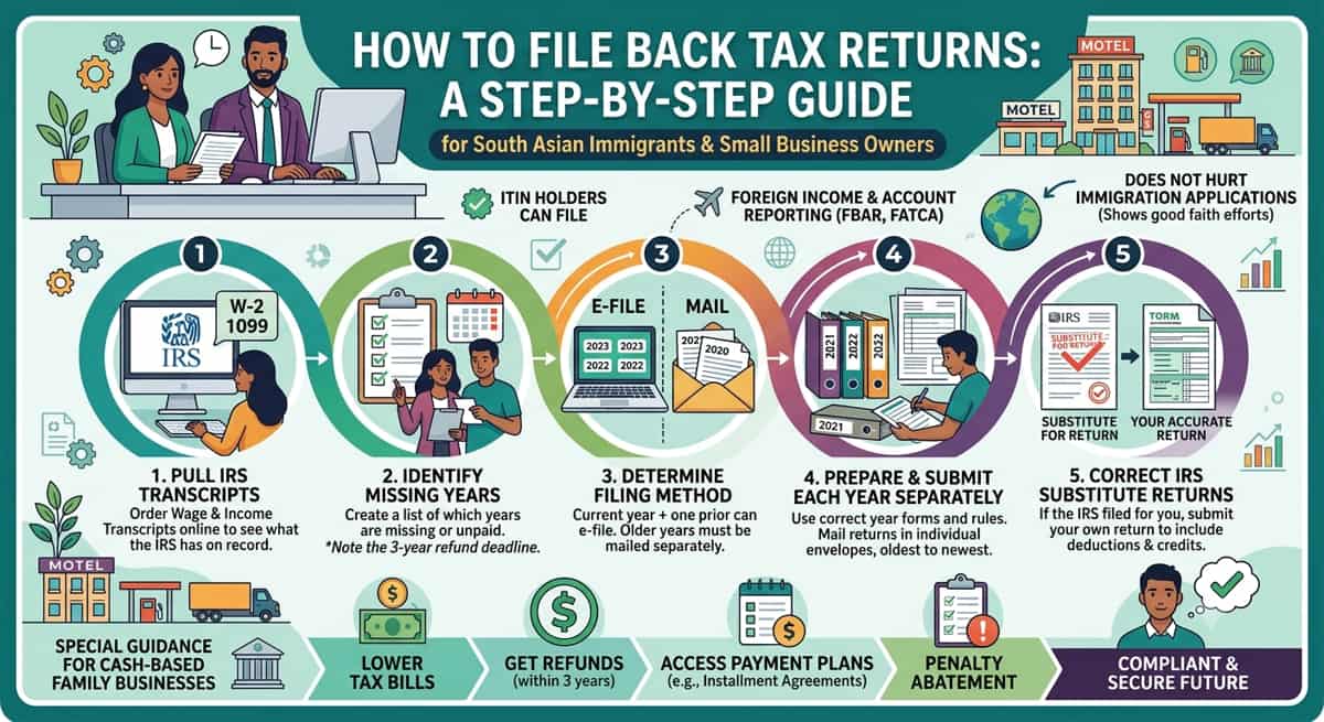 How Do I File Returns For Back Taxes?