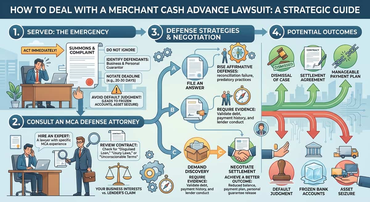 How To Deal With A Merchant Cash Advance Lawsuit?