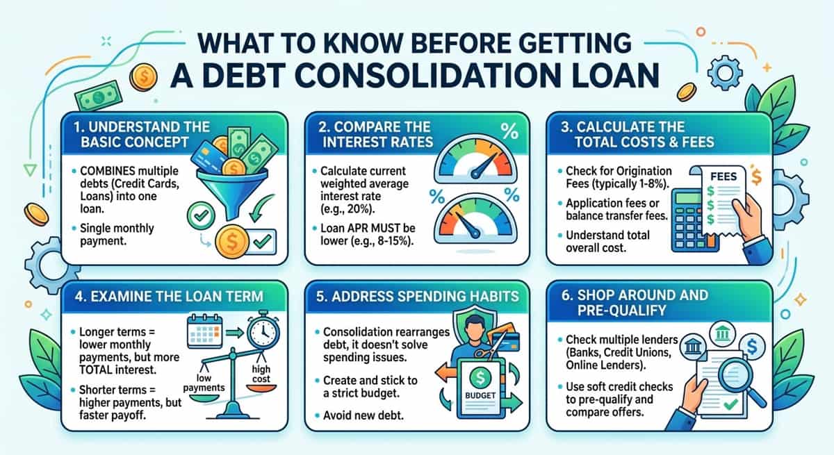 What to Know Before Getting a Debt Consolidation Loan