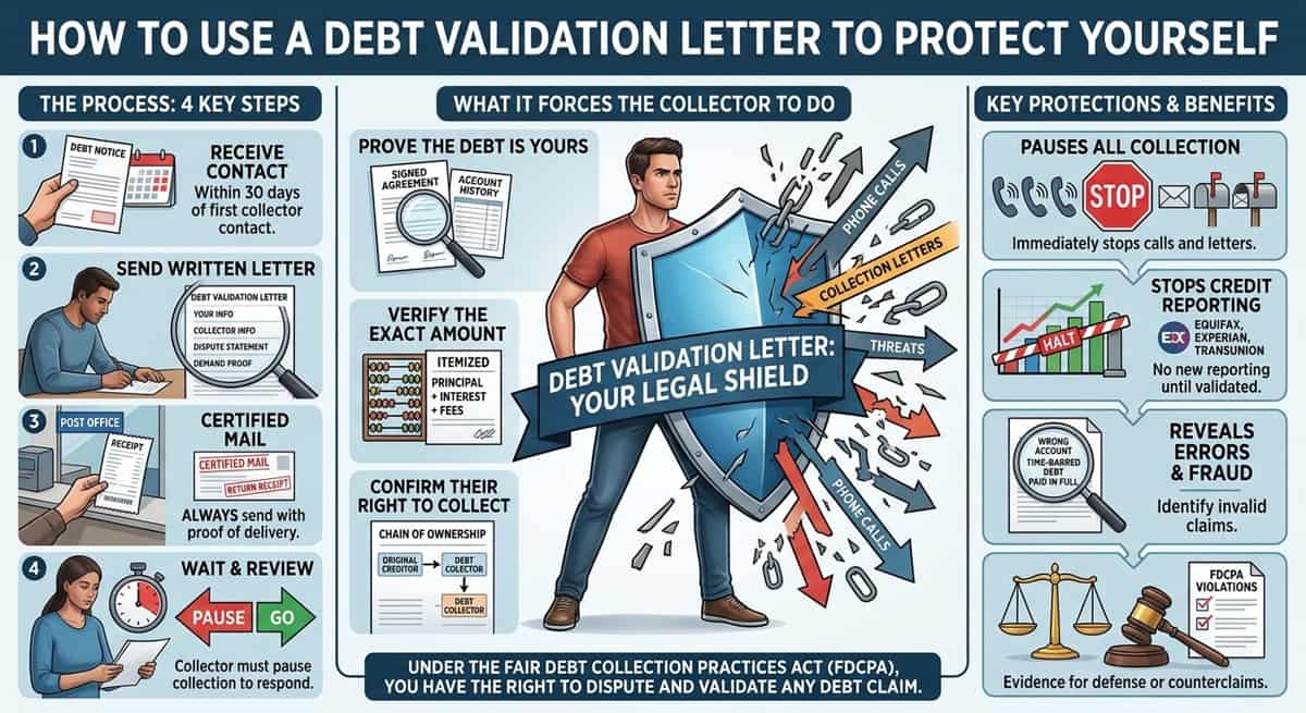 How to Use a Debt Validation Letter to Protect Yourself